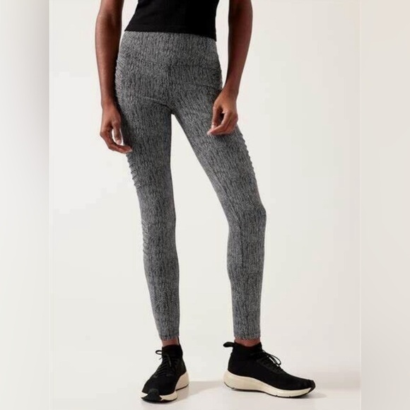 ATHLETA DELANCEY TEXTURED MOTO TIGHT LEGGINGS size XL - Picture 8 of 8